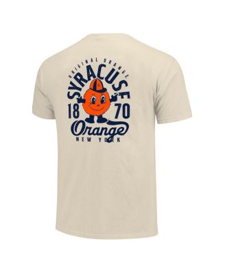 Men's Cream Syracuse Orange Comfort Colors Mascot Overlay T-Shirt