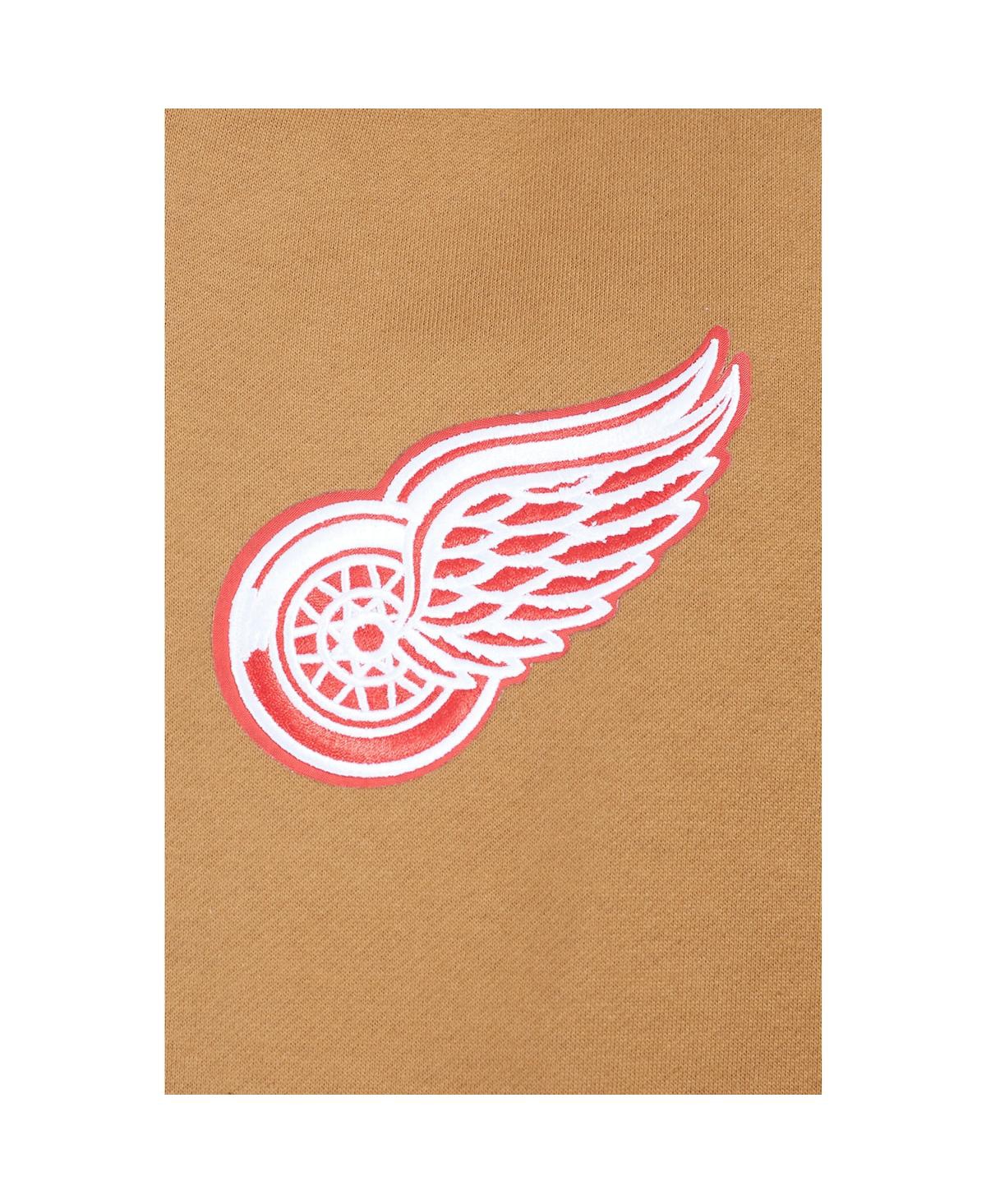 Shop Pro Standard Men's Brown Detroit Red Wings Paint The City Pullover Sweatshirt