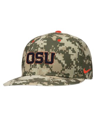 Nike - Men's Digital Camo Oregon State Beavers On-Field Baseball Performance Fitted Hat