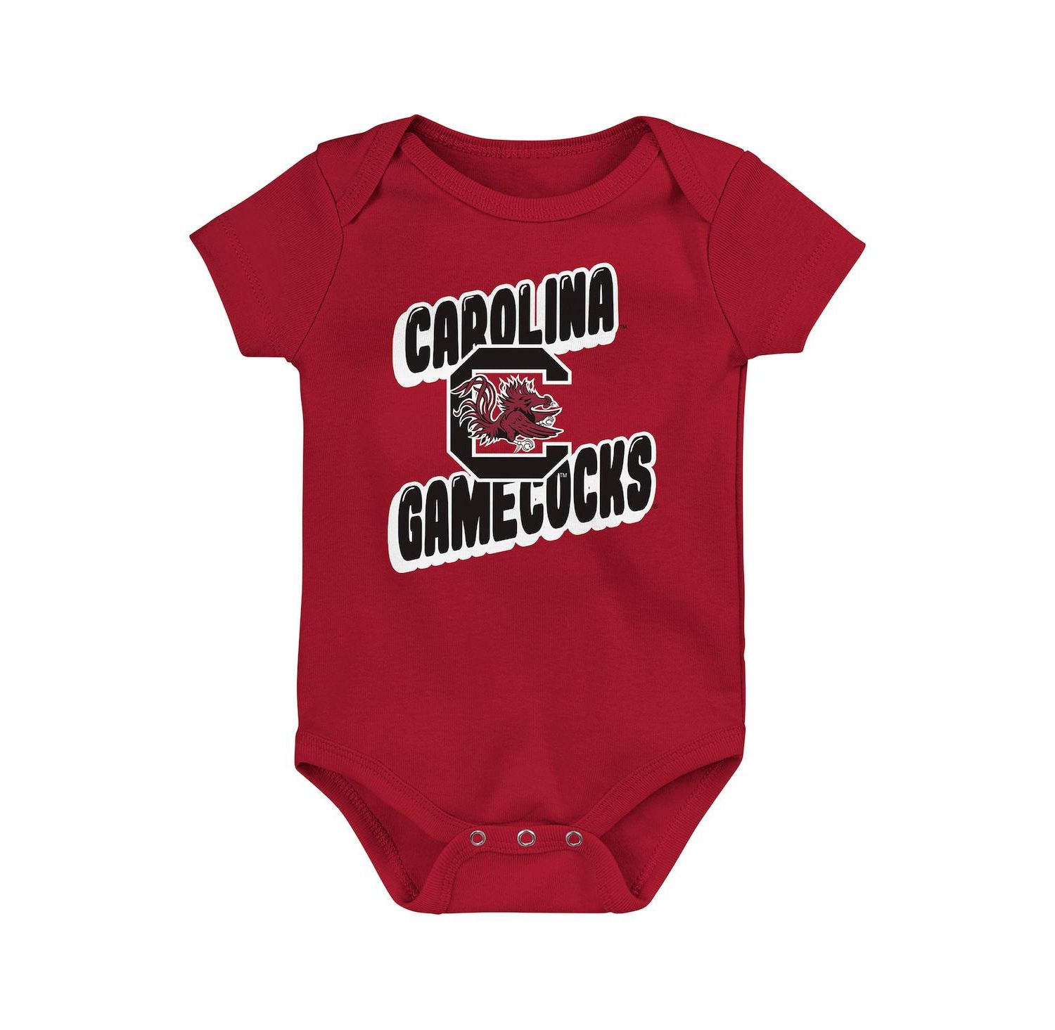 Baby Boys and Girls 3-Pack South Carolina Gamecocks Sunday Comics Bodysuit Set