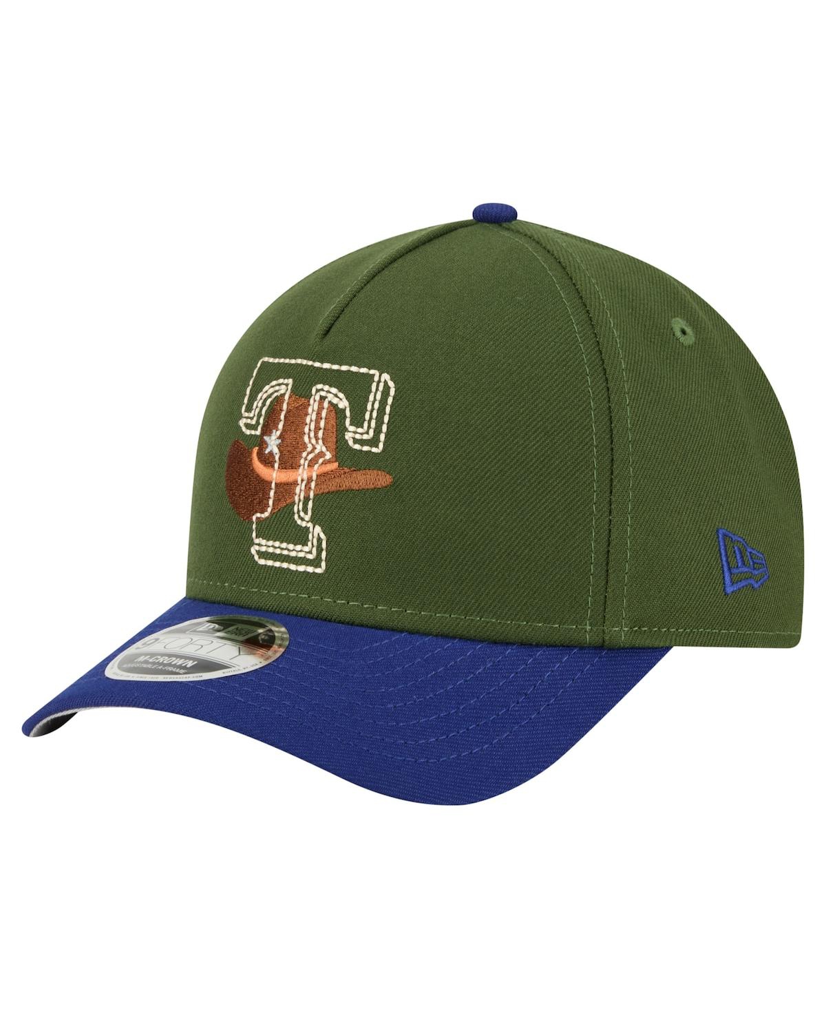 NEW ERA MEN'S DARK GREEN TEXAS RANGERS CITY FEATURE 9FORTY A-FRAME ADJUSTABLE HAT 