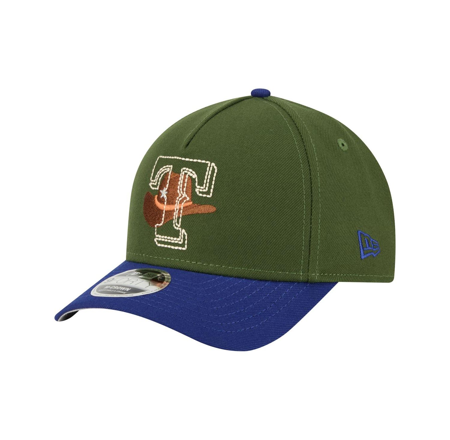 Men's Dark Green Texas Rangers City Feature 9Forty A-Frame Adjustable Hat