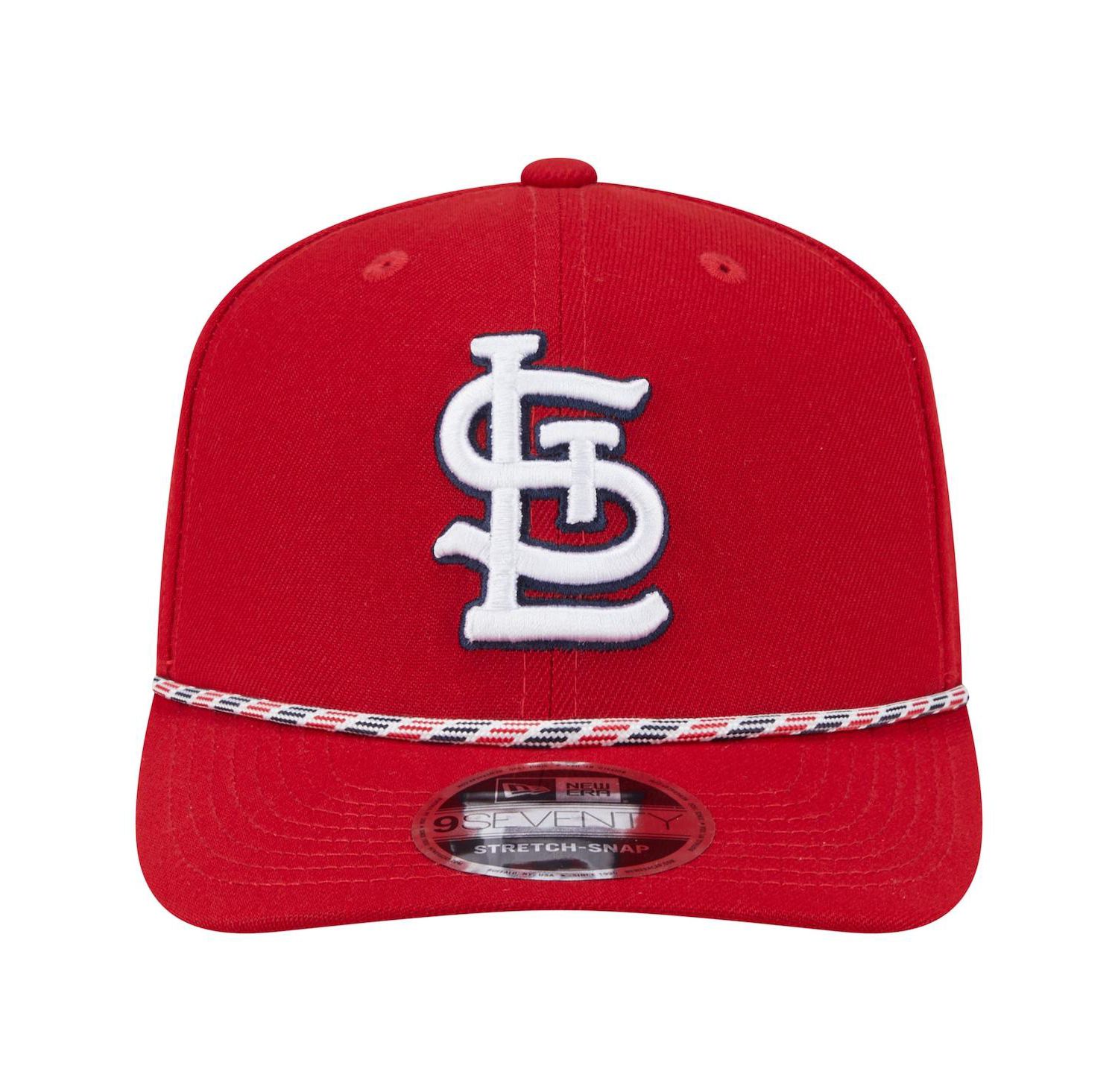 Men's Red St. Louis Cardinals Multi-Rope 9Seventy Stretch-Snap Hat