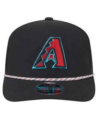 Men's Black Arizona Diamondbacks Multi-Rope 9Seventy Stretch-Snap Hat