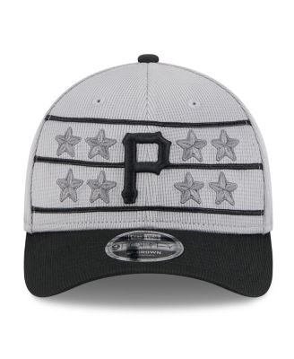 Men's Gray/Black Pittsburgh Pirates 2025 Batting Practice 9Forty M-Crown Adjustable Hat