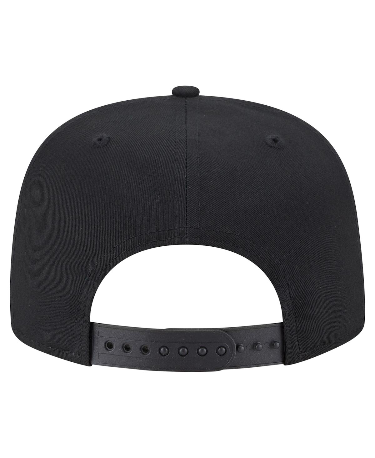 NEW ERA MEN'S BLACK CHICAGO WHITE SOX TEAM TEXT GOLFER SNAPBACK HAT 