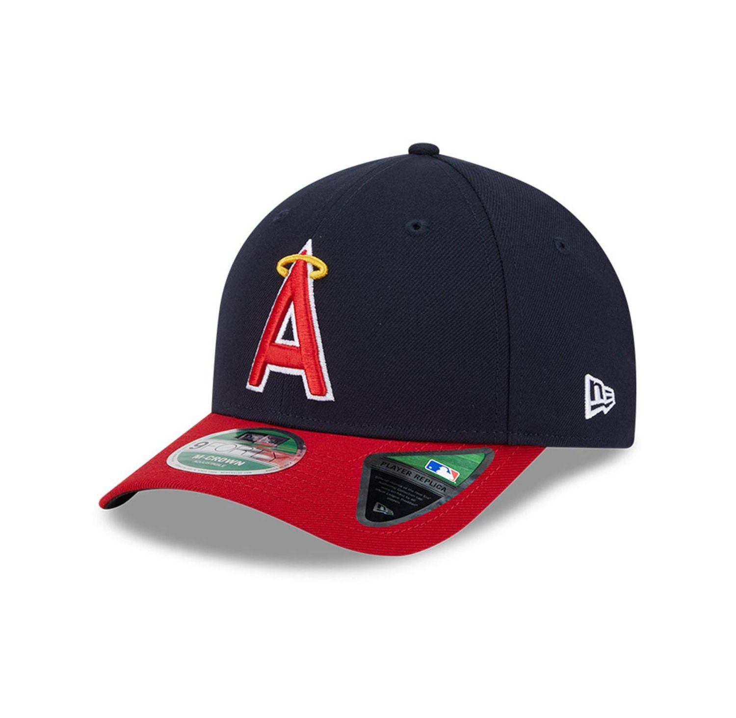 Men's Navy/Red Los Angeles Angels Player Replica 9Forty Adjustable Hat