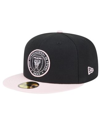 New Era - Men's Black Inter Miami CF 2025 Kickoff 59FIFTY Fitted Hat