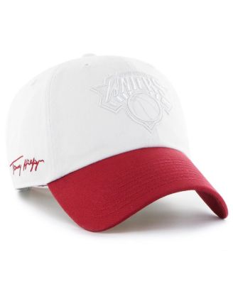 '47 Brand - Men's x Tommy Hilfiger White/Red New York Knicks Courtside Cleanup Adjustable Hat
