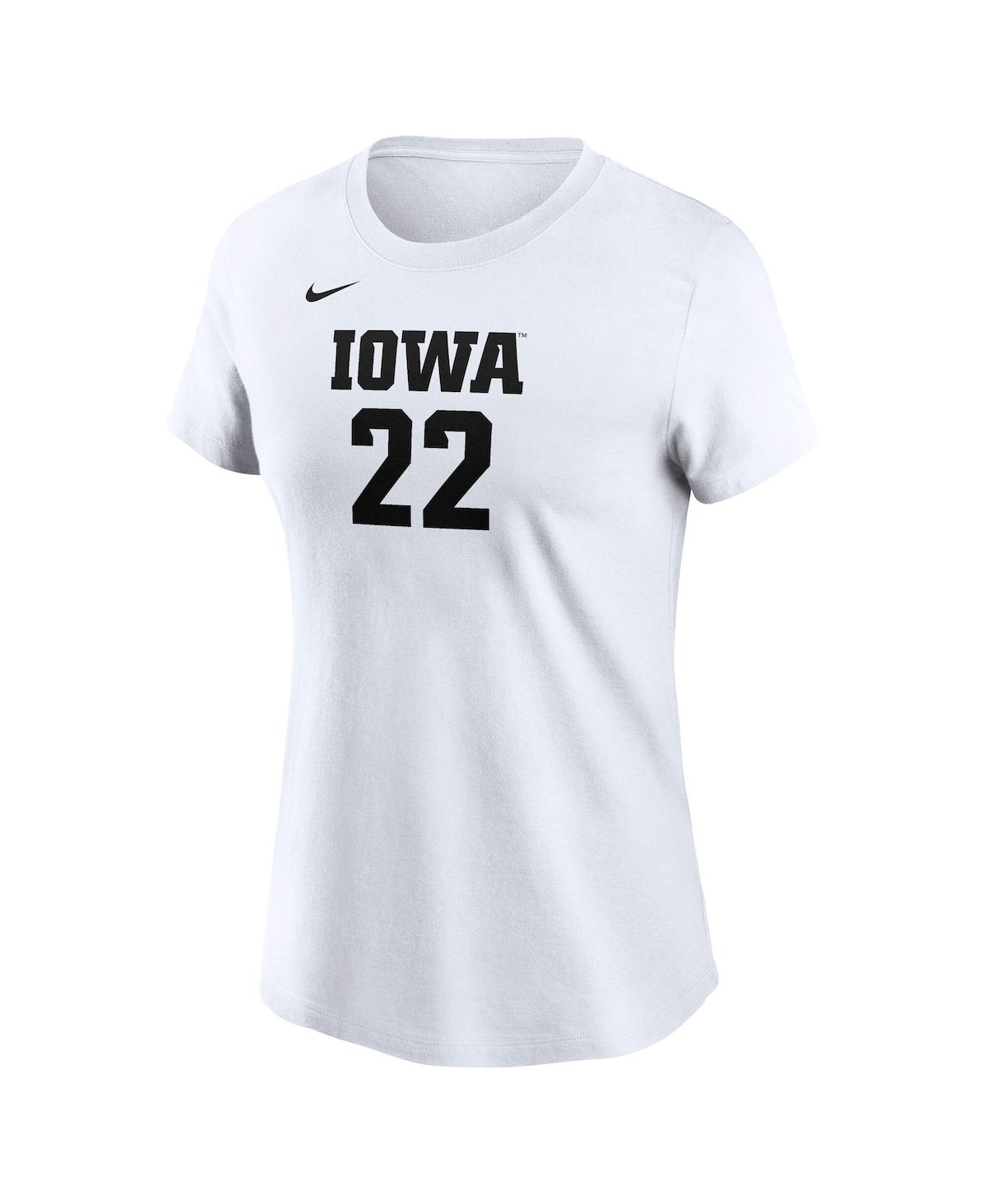 Nike Women's Caitlin Clark White Iowa Hawkeyes Retired Player Name Number T-shirt In White