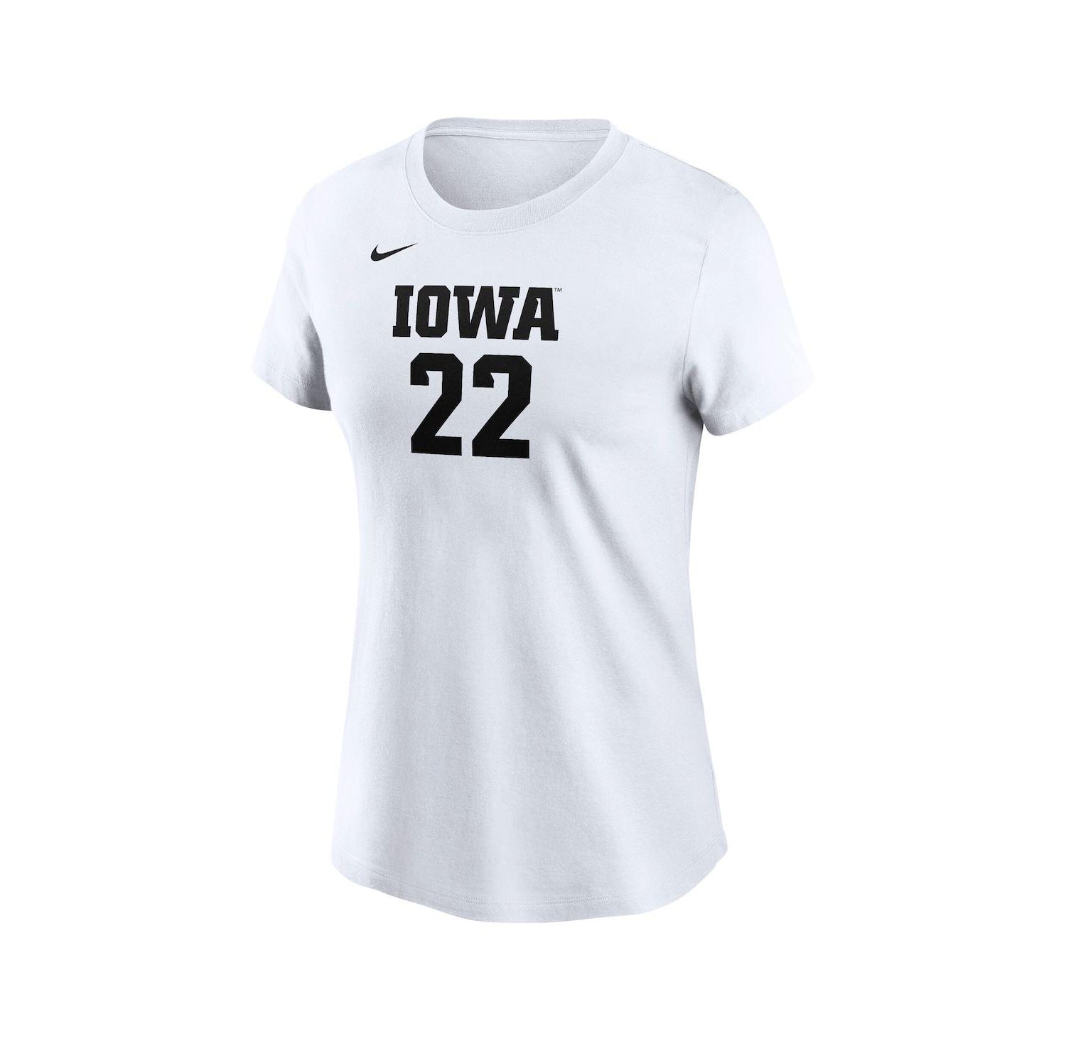 Women's Caitlin Clark White Iowa Hawkeyes Retired Player Name & Number T-Shirt