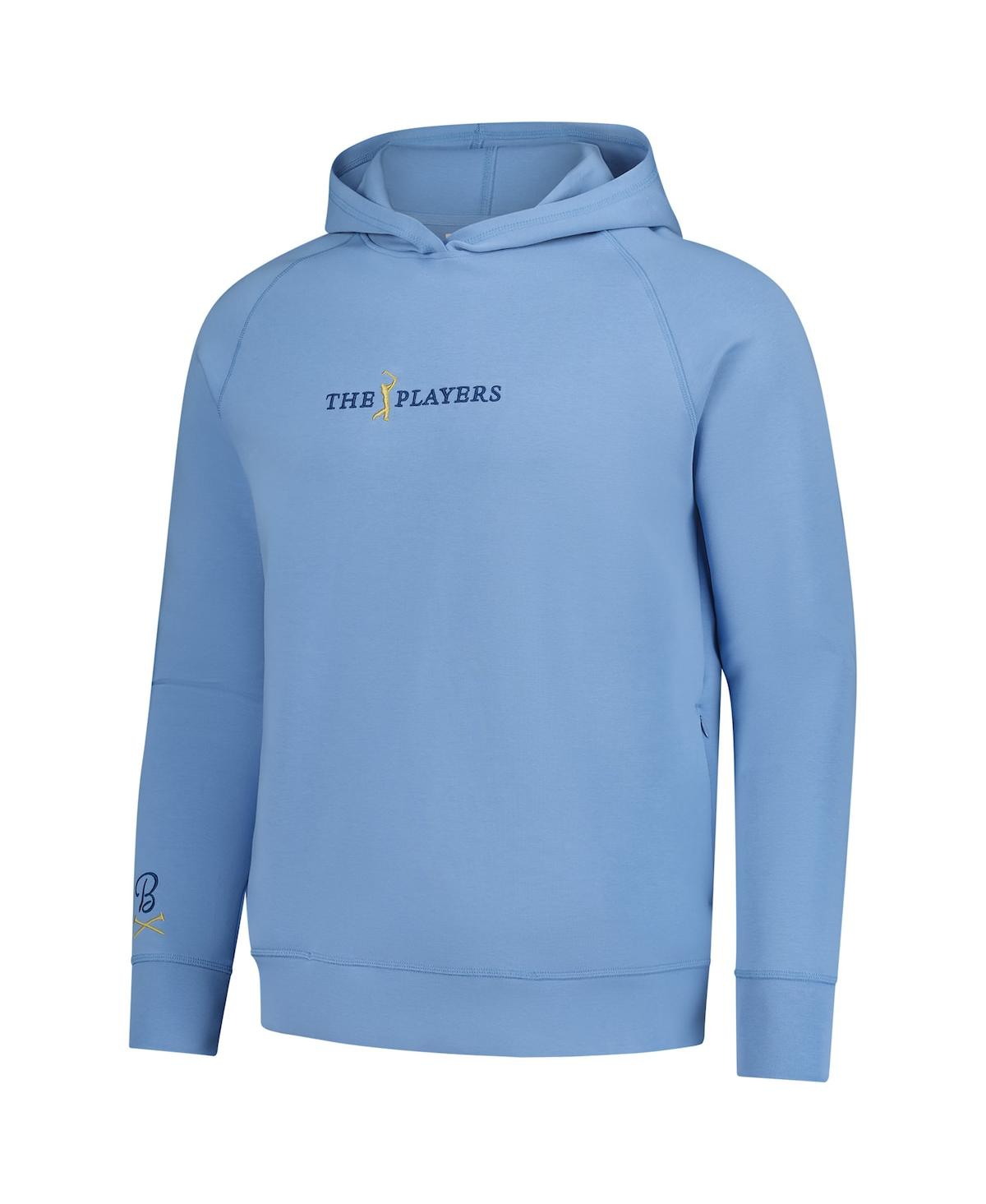 Shop Barstool Golf Men's Light Blue The Players Performance Layering Pullover Hoodie