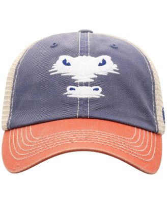 Men's Royal Florida Gators Off Road Three-Tone Vintage Adjustable Trucker Hat