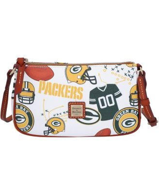 Женские кроссовки Dooney & Bourke Green Bay Packers Gameday Lexi через плечо с небольшим кошельком для монет