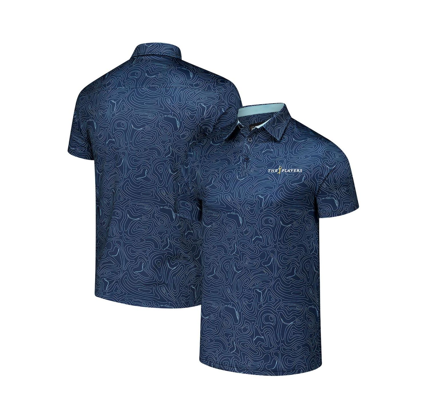 Men's Navy The Players Toothy Topo Polo Shirt
