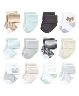 Cotton Rich Baby Terry Socks 24-Pack