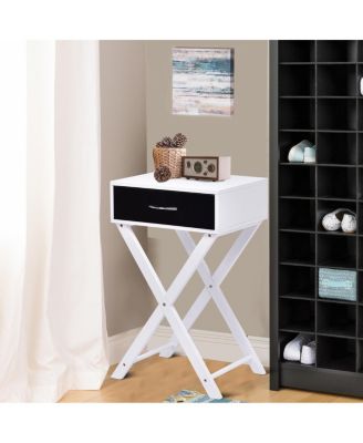Modern X-Shape Accent Side End Table