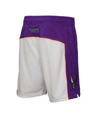 Men's White Toronto Raptors Authentic Shorts