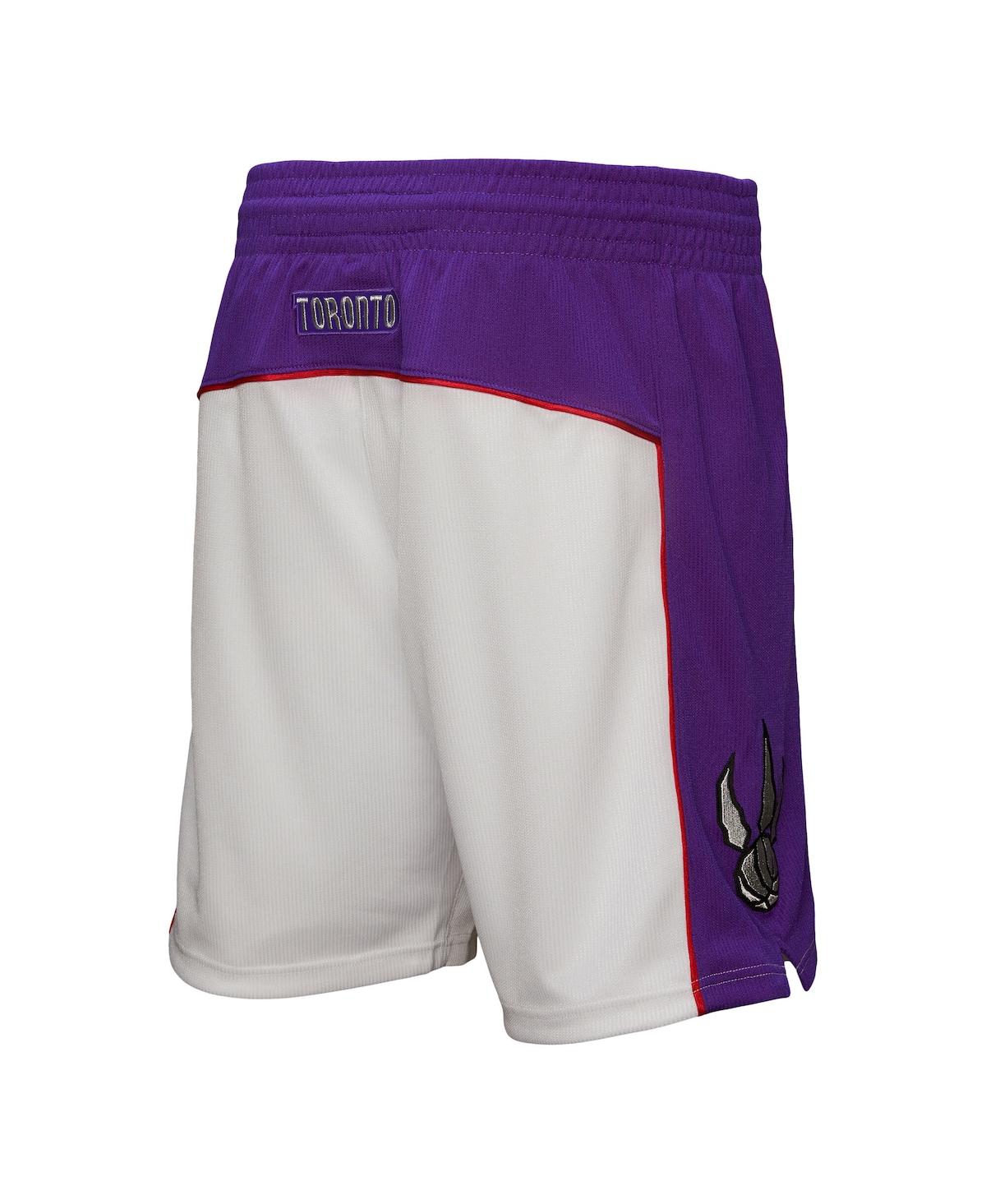 Mitchell & Ness Men's White Toronto Raptors Authentic Shorts In White
