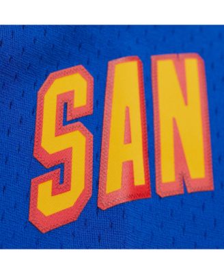 Men's Wilt Chamberlain Royal San Francisco Warriors Hardwood Classics 1963/64 Swingman Jersey