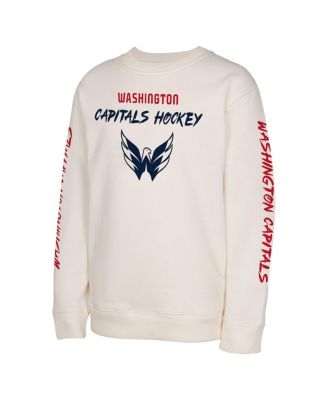 Big Boys and Girls Cream Washington Capitals Star Power Pullover Sweatshirt