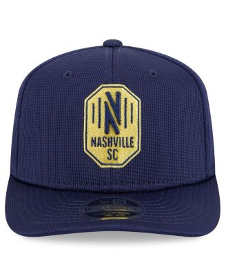 Men's Navy Nashville SC 2025 Jersey Hook 9SEVENTY Stretch-Snap Hat