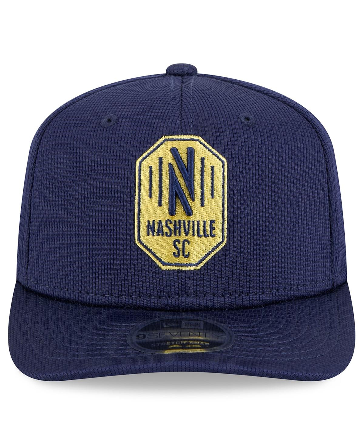 New Era Men's Navy Nashville Sc 2025 Jersey Hook 9SEVENTY Stretch-Snap Hat