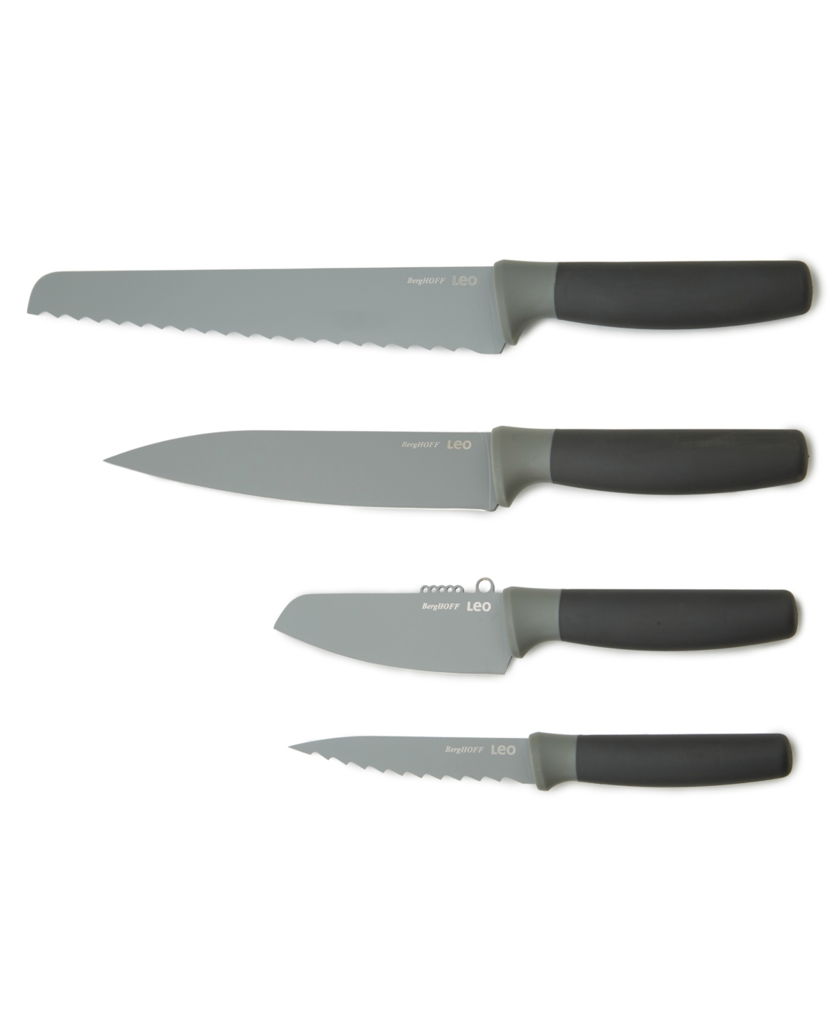 Berghoff Leo Balance 4-piece Knife Set In Gray