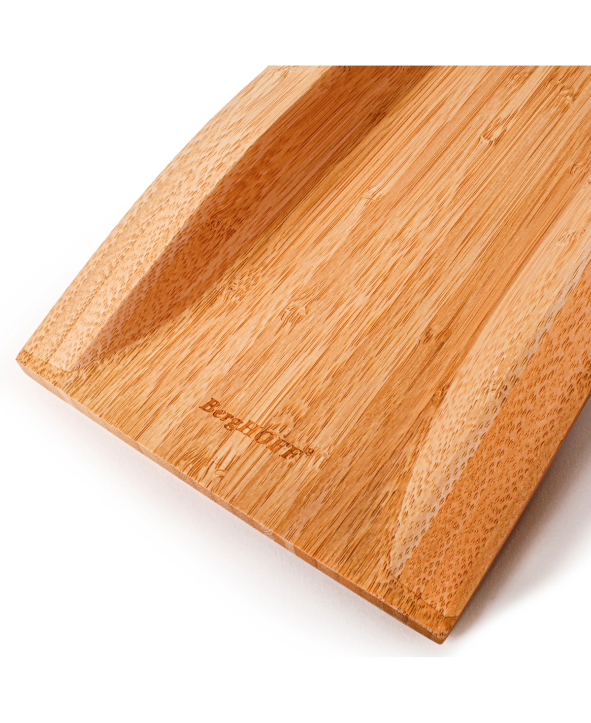 BergHOFF Aaron Probyn 2-Piece Cheese Knife and Bamboo Wavy Cutting Board Set