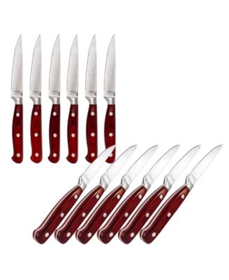 Pakka Wood 14-Piece Steak Knife Set