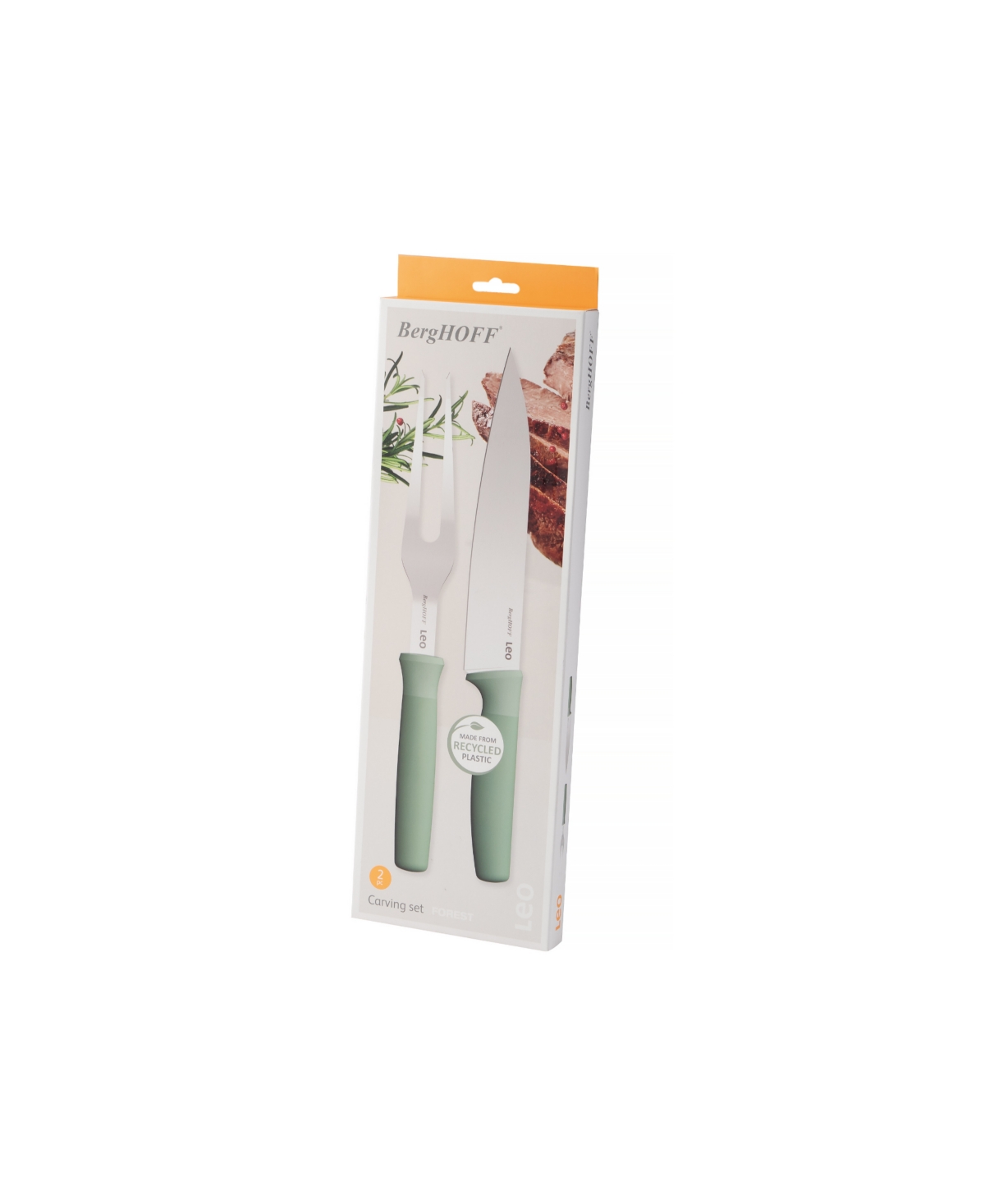 Berghoff Leo Forest 2-piece Carving Set In Green