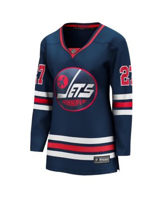 Женская майка Fanatics Nikolaj Ehlers Navy Winnipeg Jets Premier Breakaway Player от Николая Элерса
