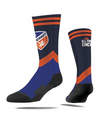 Strideline - Men's and Women's FC Cincinnati 2025 Jersey Hook Premium Crew Socks