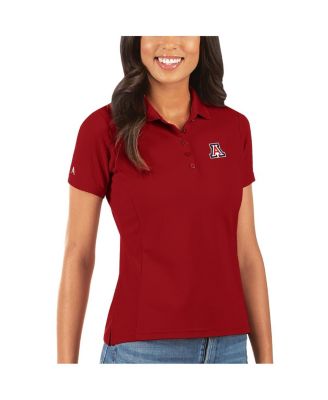 Женская красная футболка-поло Arizona Wildcats Legacy Pique от Antigua для женщин