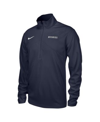 Nike - Men's Navy UConn Huskies Vault Training Performance Quarter-Zip Jacket