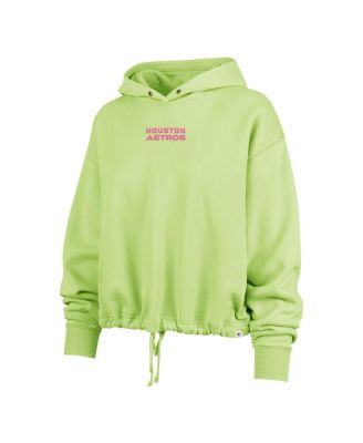 Женский зеленый пуловер Houston Astros Bright Side Venice с капюшоном от бренда '47