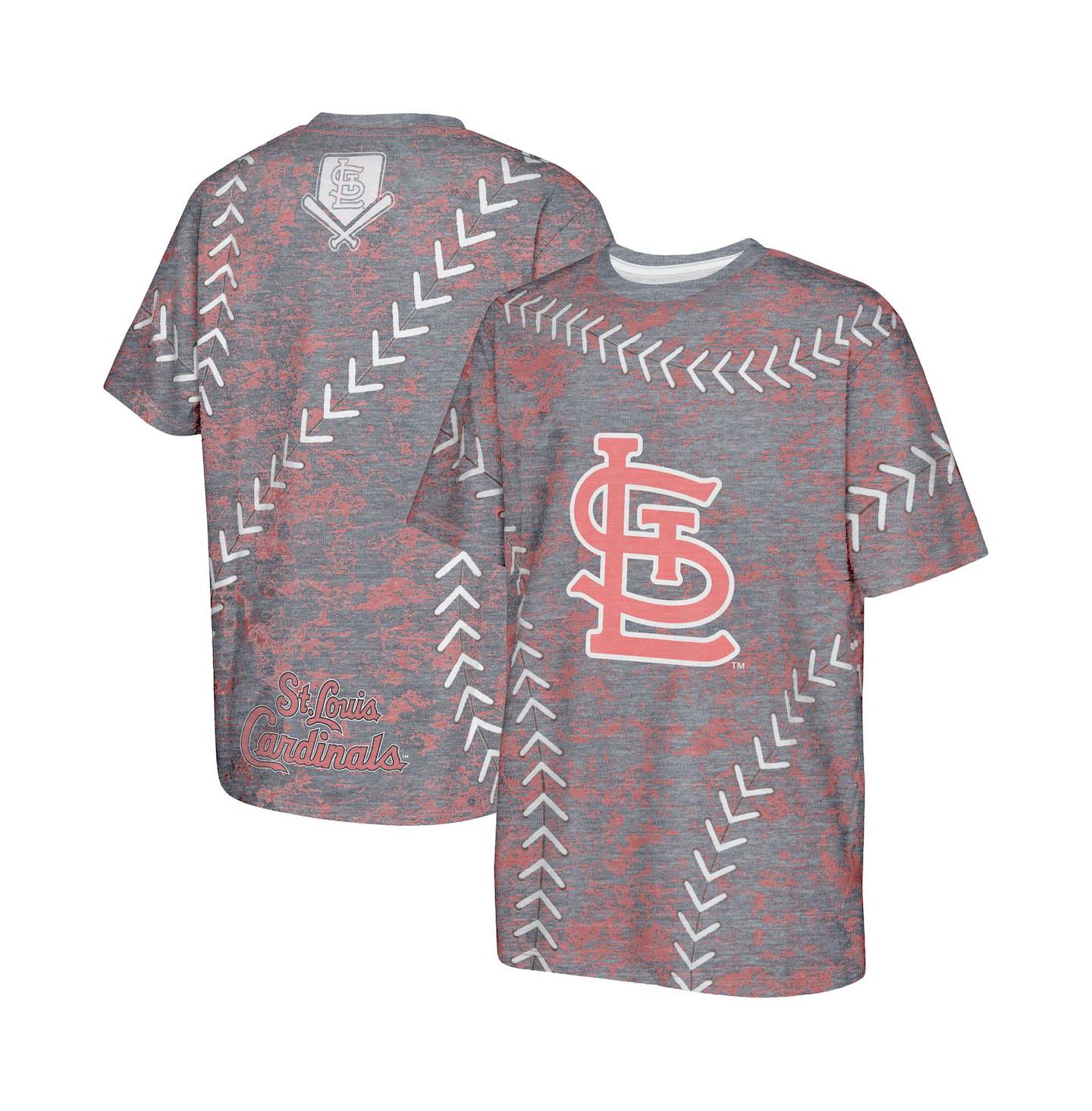Детская футболка Outerstuff Navy St. Louis Cardinals Slide Score Bold — фото 1