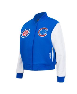 Женская шерстяная университетская куртка на молнии Royal Chicago Cubs Game Day Classics от Pro Standard для женщин