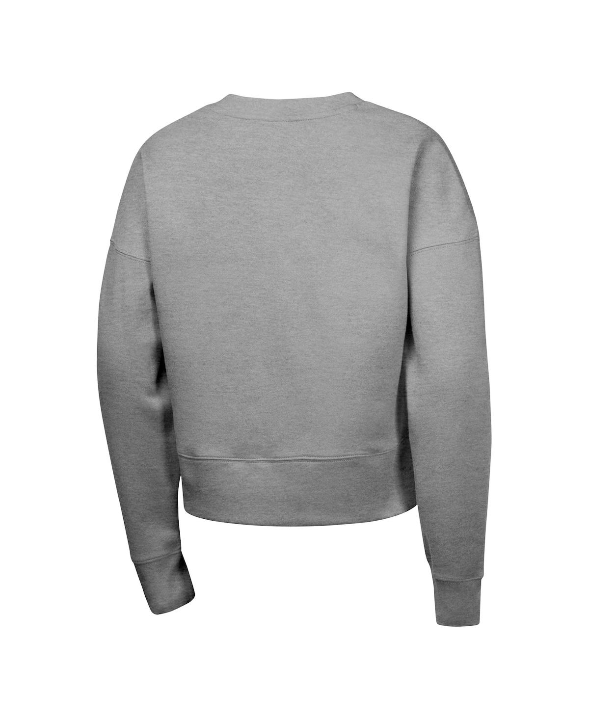 Nike Big Girls Heather Gray New York Yankees Fleece Sweatshirt In Heather Gray