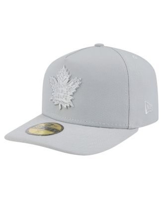 New Era - Men's Gray Toronto Maple Leafs Color Pack A-Frame 59FIFTY Fitted Hat