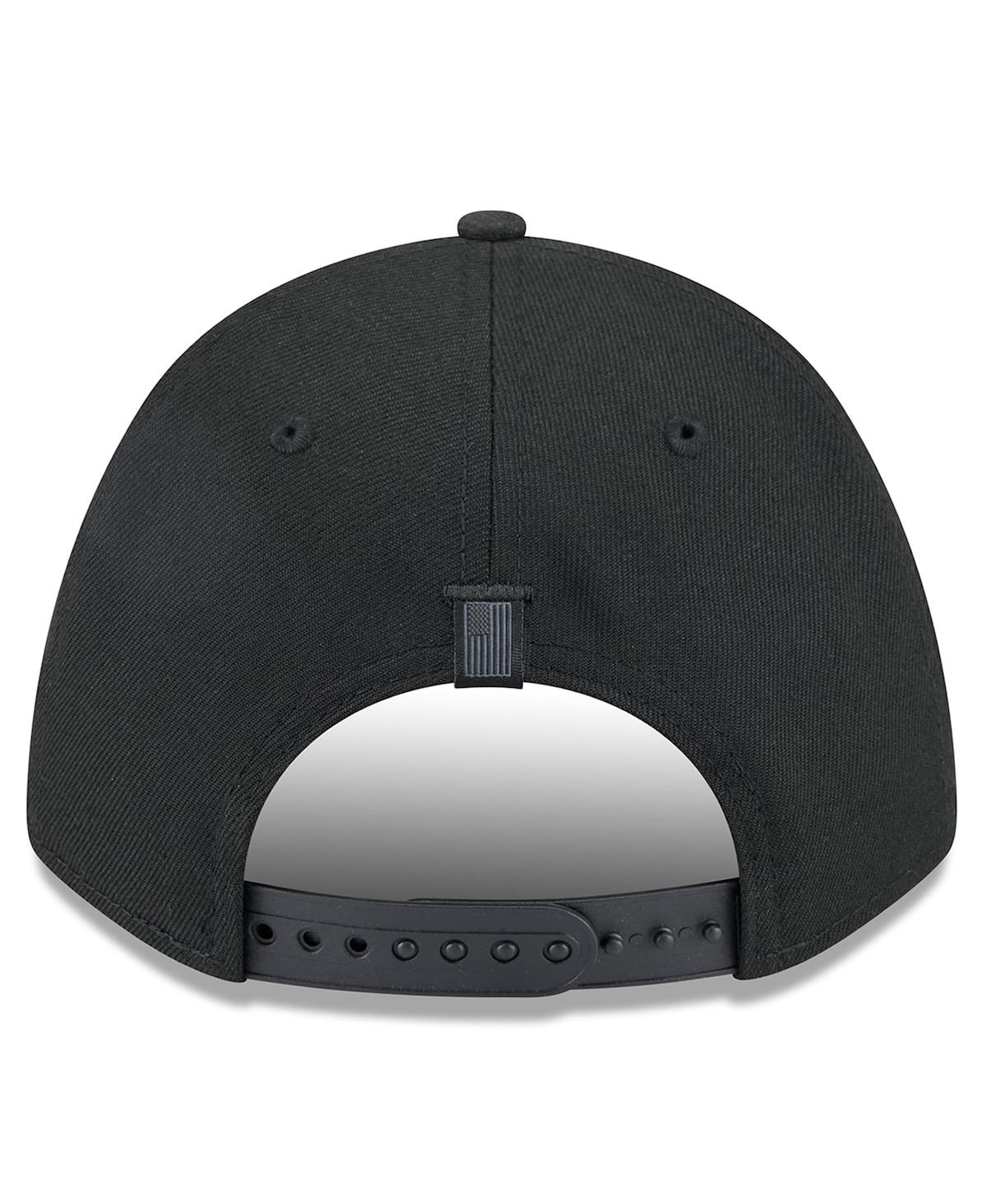 New Era Men's Black Alex Bowman American Flag 9forty M-crown A-frame Adjustable Hat In Black