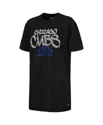 Women's Black Chicago Cubs T-Shirt Dress
