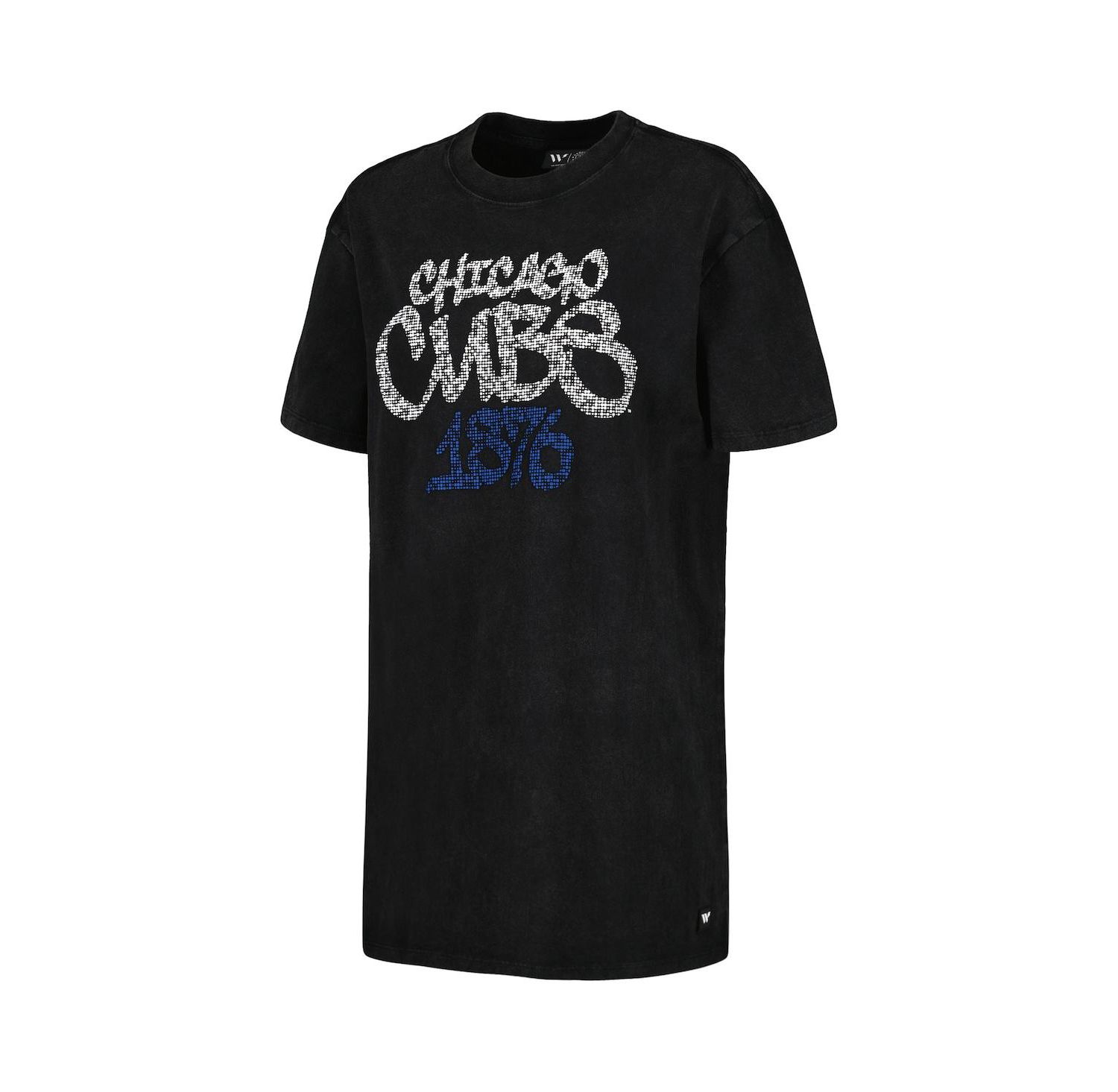Women's Black Chicago Cubs T-Shirt Dress