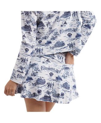 Женская коллекция Smith & Quinn из белого/ темно-синего цвета Penn State Nittany Lions от Molly Skort