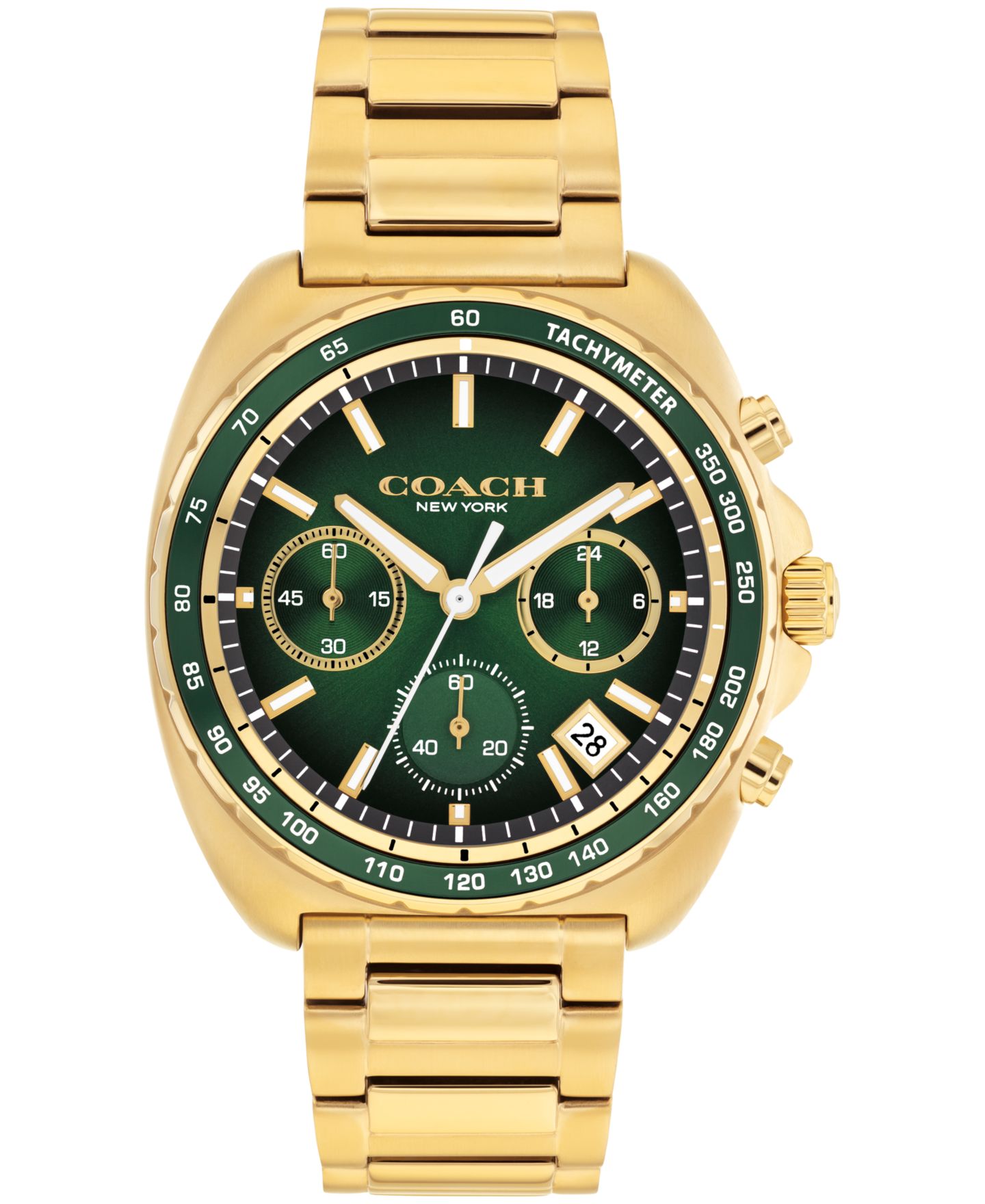 Мужские часы COACH Charter Two-Tone Stainless-Steel Bracelet Watch, 39mm — фото 1
