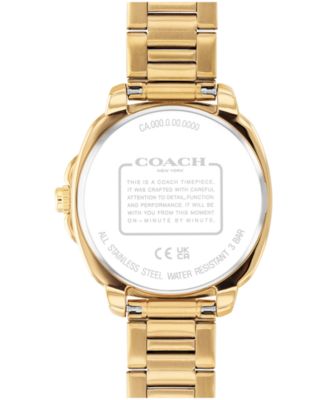 Women's Kitt Gold-Tone Stainless Steel Bracelet Watch, 34mm