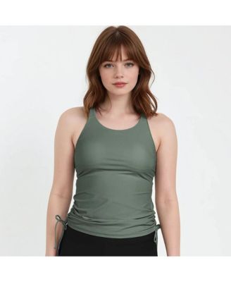 Women's Maya Tankini Swim Top With Built In Bra