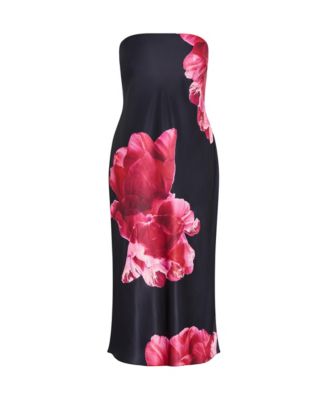 ГОРОДСКОЕ ШИКАРНОЕ платье с принтом Amari больших размеров