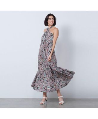 И так далее, женское хлопковое платье на бретелях с цветочным принтом Chloris