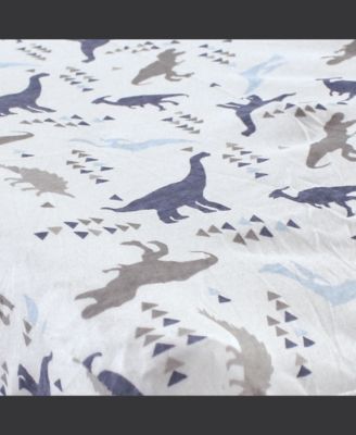 Baby Boy Cotton Changing Pad Cover, Dino, One Size